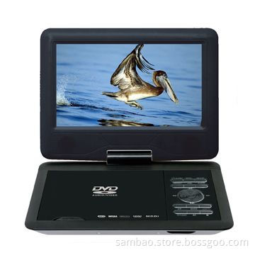 Portable DVD Player with 9-inch TFT LCD Panel, USB/SD/TV/Games Functions, 16:9 or 4:3 Aspect RatioNew